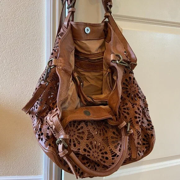 Sundance Embellished Italian Leather handbag - Picture 2 of 4